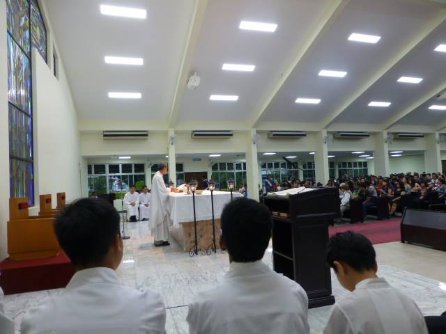 Fr Cosmas seen during the Solemnity of All Saints on Nov 1. 