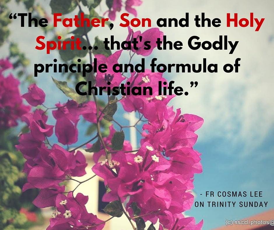 Trinity Sunday Message Trinity Sunday – St Simon Catholic Church Likas